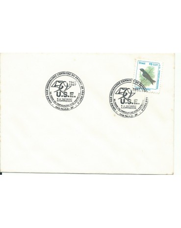 1997 Envelope Espírita com dois carimbos da USE - 1997 - 15.302