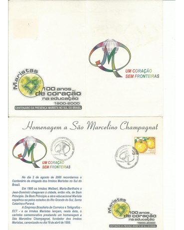 1998 Cartela em Homenagem  a São Marcelino Champagnat 15.394