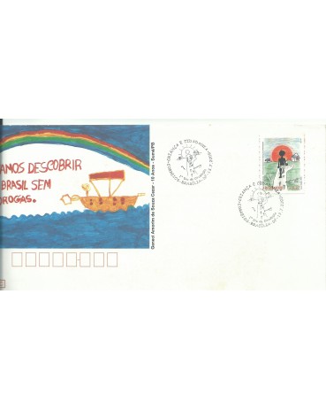 2000 Envelope do dia da Criança e Cidadania,  carimbos CBC 13.7.2000 DF 15.406