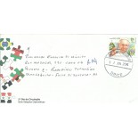2014 Envelope Circulado de Fortaleza para Feira de Santana-Bahia, com selo do papa Francisco, 11/06/2014 - 15.415