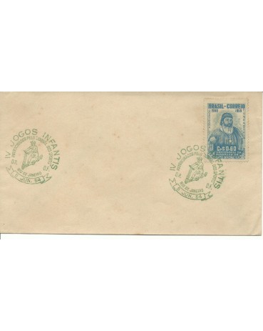 1954 Envelope  IV Jogos Infantis, RJ - DF, 5.6.54  - 15.430