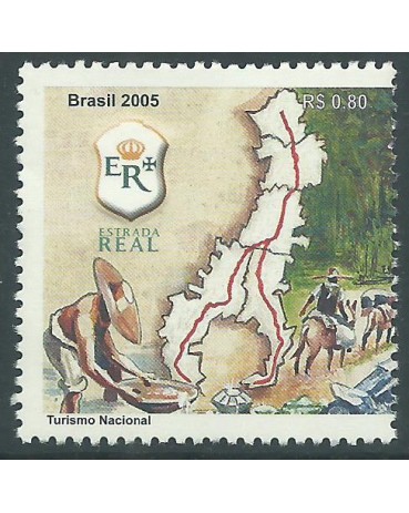C2623 Estrada Real - Mapa 2005  - 15.585  Mint
