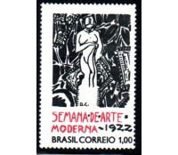 C732 Cinquentenário da Semana de Arte Moderna de 1972 Mint 15.818 
