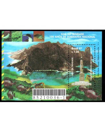 1997 B108 Ilha de Trindade 100 anos de Soberania Nacional. mint 15.852 