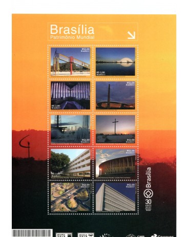 B204 Brasília - Patrimônio da Humanidade, mint 15.925