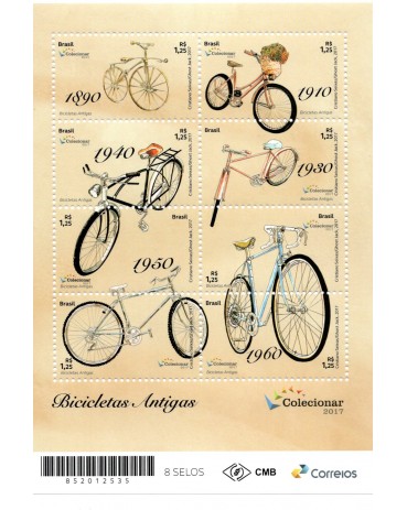 B203  Bicicletas Antigas - Colecionar, mint 15.931