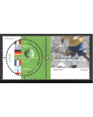 C2449/2450 Campeões do Mundo de Futebol no século 20 - 16.146  Novo