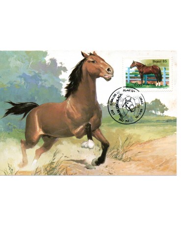 1985 Máximo Postal  107  Cavalo campolina 16.277