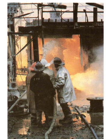 EUA Postal Bombeiros  Incêndio Industrial 16.486