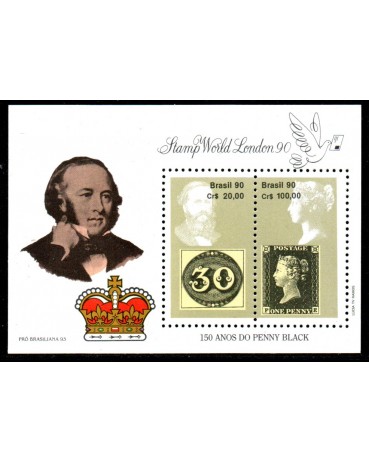 B85 150 anos do primeiro selo postal mint 16.499