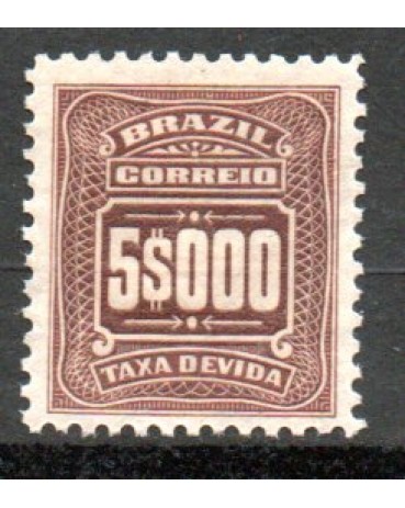 TX-39 Cifras 1906 - 5.000 Réis Castanho 16.566 Novo