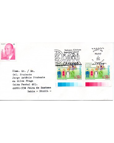 2006 Envelope Circulado da Espanha para o Brasil, 04.04.2006 - 16.573