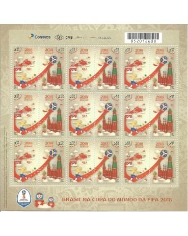 2018 Minifolha da Rússia 16.906  1 LP