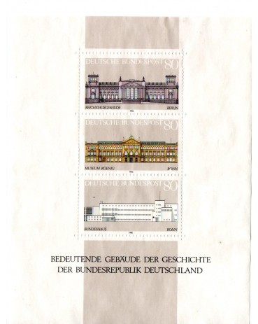 Alemanha Bundespost 1986 Novo 16.943 levre dobra