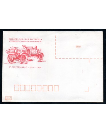 1980 Brasil 1980 Envelope  Policia Militar da Bahia, Comando Corpo de Bombeiros 17.038