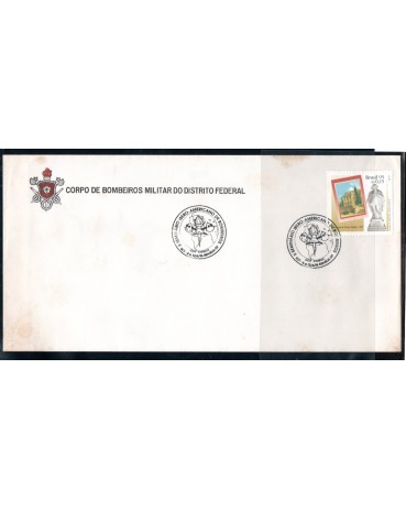 Brasil Envelope do Corpo de Bombeiros Militar do Distrito Federal  04.96 17.089