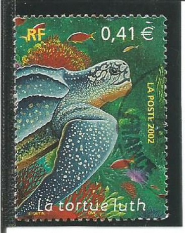 França  2002 - Tartaruga 17.113 Carimbado 