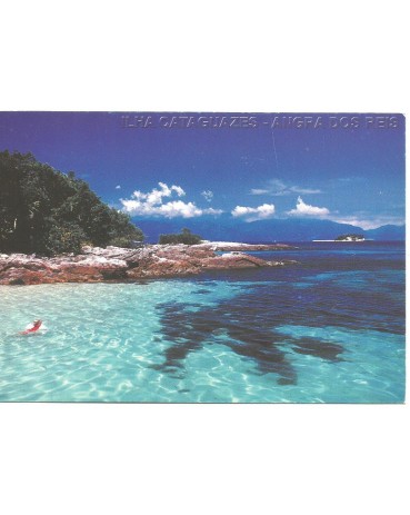 234 - Bilhete Postal - Ilha Cataguazes - Angra dos Reis - 500 Anos - RJ 17.179