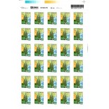 2005 Trompete folha com 30 selos 17.184