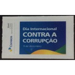PB0032 Dia internacional Contra à Corrupção 2017 autoadesivo 17.445