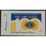 PB0060 Cent.Lions Homenagem de Uberaba 2017 autoadesivo 17.446