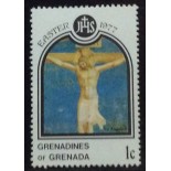 Grenadine e Grenada Páscoa de 1977 mint 17.479