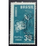 Brasil Natal 1966 carimbado 17.481