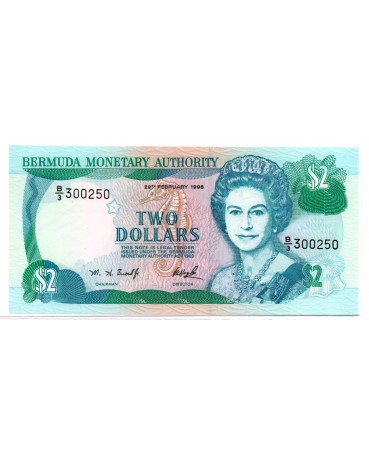 Bermuda 1996/1997 20 dólares FE 17.523