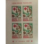 Cruz Vermelha Togo 17 de outubro de 1959 n/mint com goma 17.611