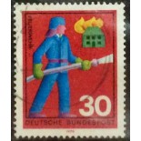 Alemanha Deutche Bundespost 1970 carimbado 17.661