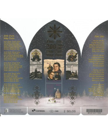 B208  Natal noite feliz, mint 17.748