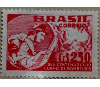 Brasil 1956, mint, 100 anos do corpo de bombeiros 17.929