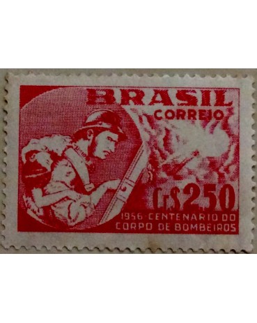 Brasil 1956,novo, 100 anos do corpo de bombeiros 17.930