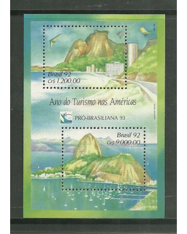 B93 Ano  do Turismo  nas Américas "Pró-Brasiliana 93"  mint 1650