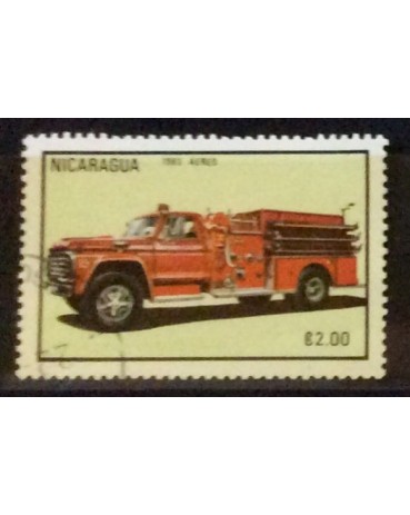 Nicarágua 1983 aéreo,2,00 carimbado 17.963