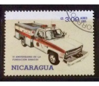 Nicarágua aéreo 1985/carimbado 17.970