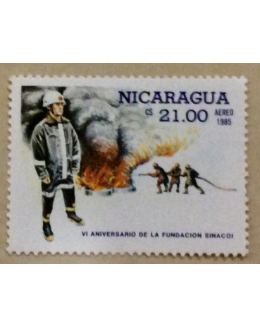 Nicarágua Aéreo 1985,21,00 - 17.975 Novo