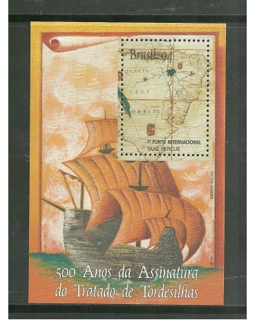 B97 Tratado de Tordesilhas, mint 1656  