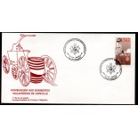 Brasil Fdc 569 1992 Envelope em homenagem aos Bombeiros de Joinville - SC , carimbo de 13.7.92,18.226