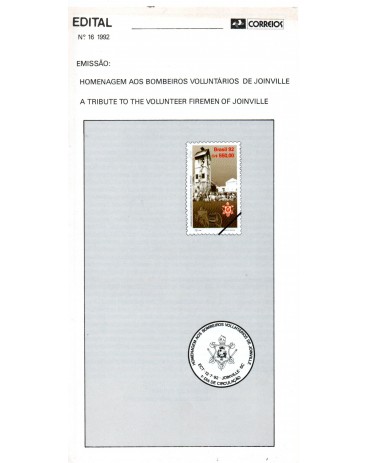 Brasil Edital 16 de 1992 - 18.323