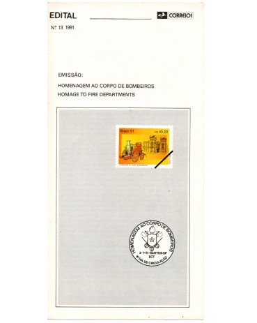 Brasil Edital 13 de 1991 - 18.325