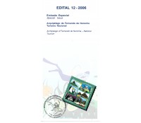 Brasil Edital 12 de 2006 carimbo Tartaruga em Fernando de Noronha 18.330