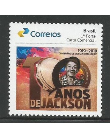 PB116/2019 100 anos de Jackson do Pandeiro , gomado 18.391