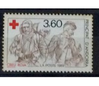 Principado de Andorra,1989, novo com goma 18.399