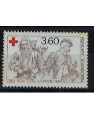 Principado de Andorra,1989, novo com goma 18.399
