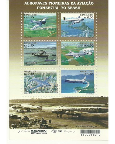 B122 AERONAVES PIONEIRAS  2001 - 1699 Mint