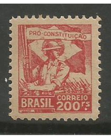 C47/1932 200 réis, Campanha Constitucionalista , novo com goma 18.495