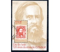 1986 B72 Aniversário da Sociedade Filatélica Brasileira e dia do selo 18.539 usado