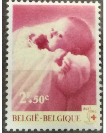 Bélgica 1963 novo com goma 18.619