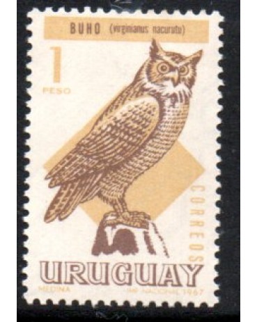 Uruguai 1967 mint 18.805